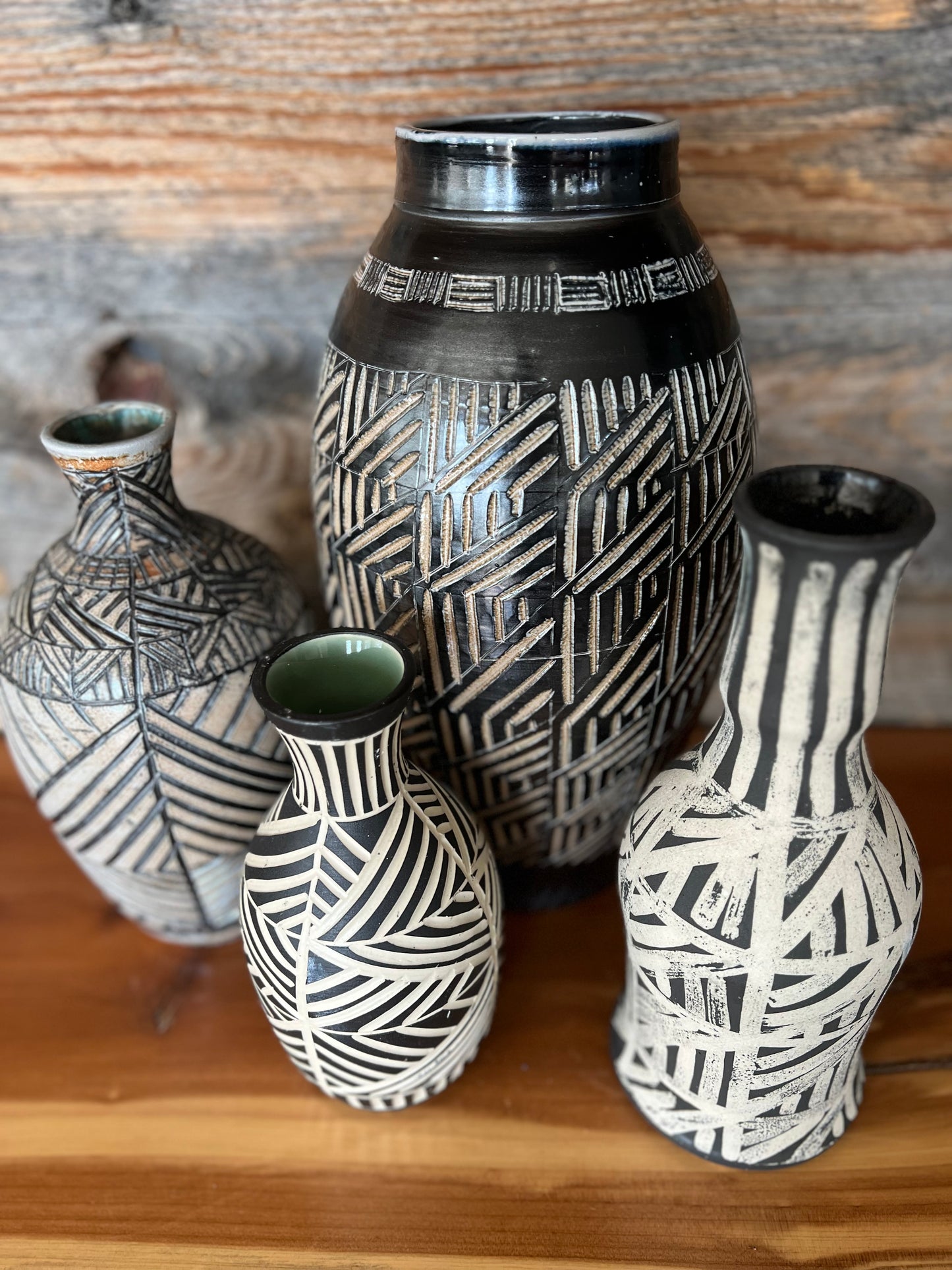 Sgrafito Vases