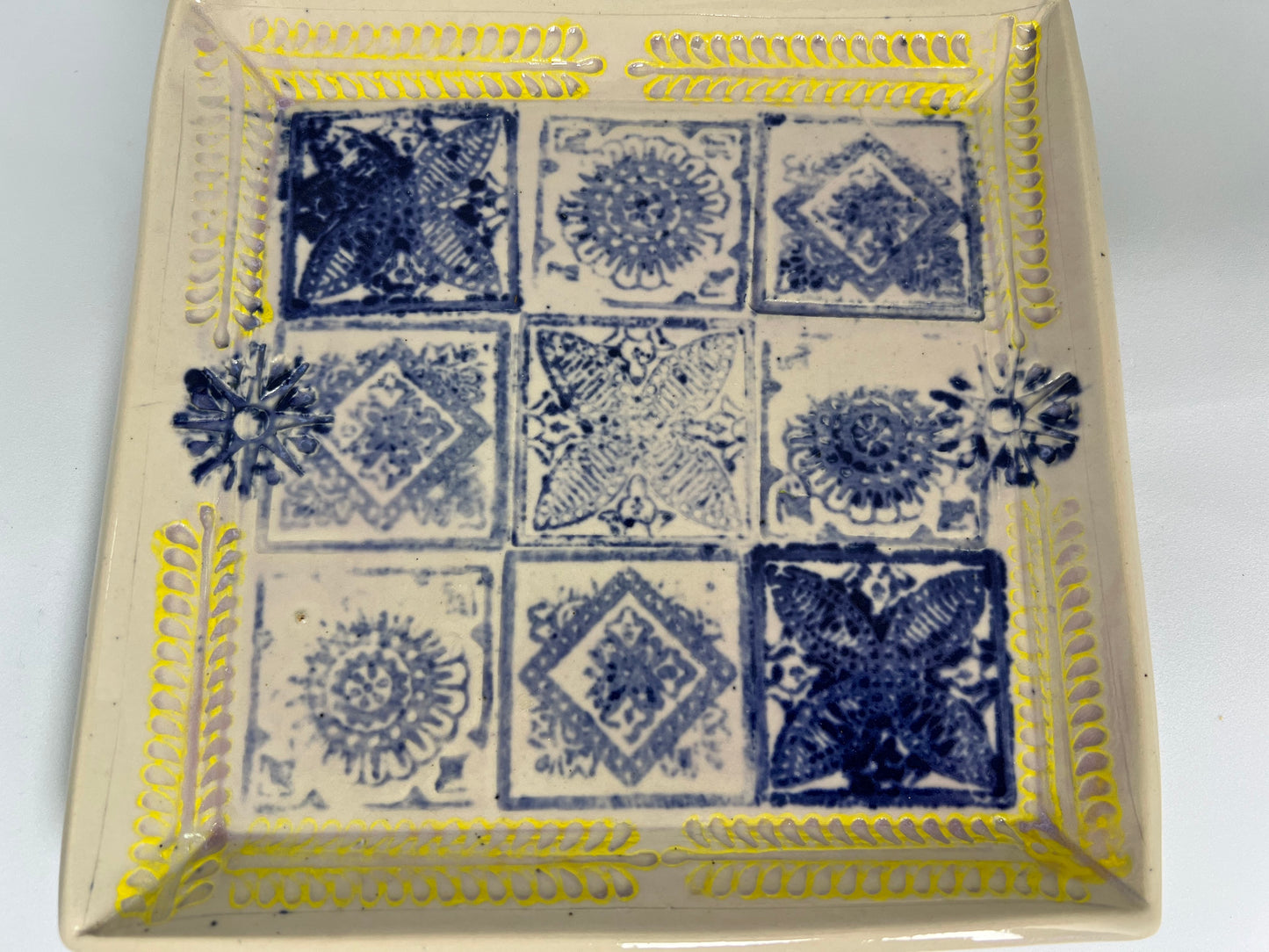 Glazed Square Plate