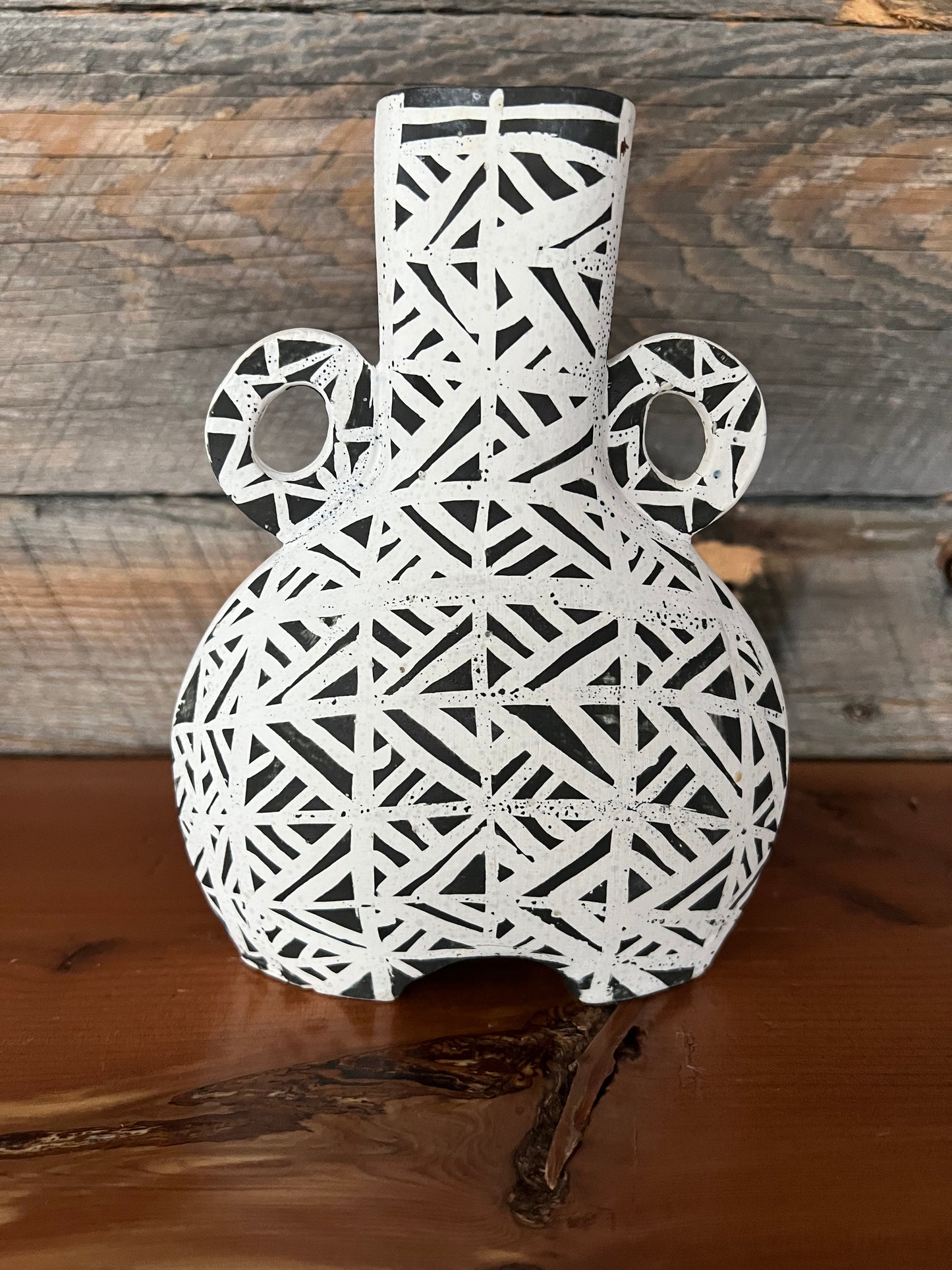 Wax Resist Small Marquette Vase